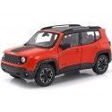 Cochesdemetal.es 2016 Jeep Renegade Trailhawk Naranja 1:24 Welly 24071