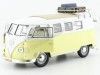 Carsdemetal.es 1962 Volkswagen microbus combi tipo 2 T1 Camping versão 1:18 Lucky Diecast 92328