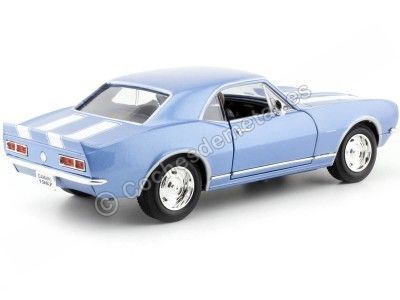 Cochesdemetal.es 1967 Chevrolet Camaro Z28 Azul Claro 1:18 Lucky Diecast 92188 2