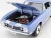 Cochesdemetal.es 1967 Chevrolet Camaro Z28 Azul Claro 1:18 Lucky Diecast 92188