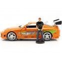 Carsdemetal.es 1995 Toyota supra com luzes "Fast & Furious + Brian" 1:18 Jada Toys 31139 253206001