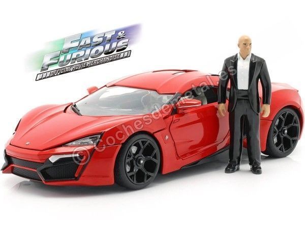 Cochesdemetal.es 2014 Lykan Hypersport con Luces "Fast & Furious + Dom" 1:18 Jada Toys 31140/253206002