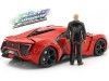 Carsdemetal.es 2014 Lykan Hypersport com luzes "Fast & Furious + Dom" 1:18 Jada Toys 31140/253206002