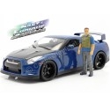 Cochesdemetal.es 2015 Nissan GT-R (R35) con Luces "Fast & Furious + Brian" 1:18 Jada Toys 31142/253206003