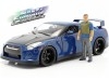 Cochesdemetal.es 2015 Nissan GT-R (R35) con Luces "Fast & Furious + Brian" 1:18 Jada Toys 31142/253206003