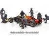 Carsdemetal.es Conjunto 7 caixas mecânica Fórmula 1 Red Bull 1:18 American Diorama 76552