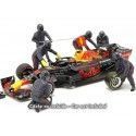Carsdemetal.es Conjunto 7 caixas mecânica Fórmula 1 Red Bull 1:18 American Diorama 76552