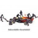 Carsdemetal.es Conjunto 7 caixas mecânica Fórmula 1 Red Bull 1:18 American Diorama 76552