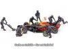 Carsdemetal.es Conjunto 7 caixas mecânica Fórmula 1 Red Bull 1:18 American Diorama 76552