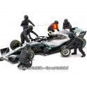 Carsdemetal.es Conjunto 7 caixas mecânica Fórmula 1 Equipe Mercedes 1:18 American Diorama 76551