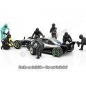 CARSDEMETAL.ES SET 7 Boîtes Mécanique Formule 1 Mercedes Team 1:18 American Diorama 76551