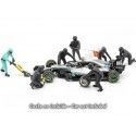 Carsdemetal.es Conjunto 7 caixas mecânica Fórmula 1 Equipe Mercedes 1:18 American Diorama 76551