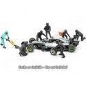 CARSDEMETAL.ES SET 7 Boîtes Mécanique Formule 1 Mercedes Team 1:18 American Diorama 76551