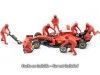 Carsdemetal.es Conjunto 7 Caixas Mecânica Formula 1 Equipamento Ferrari 1:18 American Diorama 76550