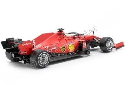 Cochesdemetal.es 2020 Scuderia Ferrari SF1000 Nº5 Sebastian Vettel GP F1 Austria 1:18 Bburago 16808VW 2