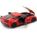 Cochesdemetal.es 2017 Chevrolet Corvette C7 Z06 Rojo 1:24 Welly 24085