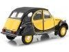 CARSDEMETAL.ES 1982 Citroen 2CV 6 Chaleston jaune / noir 1:24 Wellly 24009