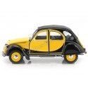 CARSDEMETAL.ES 1982 Citroen 2CV 6 Chaleston jaune / noir 1:24 Wellly 24009