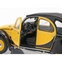 CARSDEMETAL.ES 1982 Citroen 2CV 6 Chaleston jaune / noir 1:24 Wellly 24009