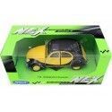 CARSDEMETAL.ES 1982 Citroen 2CV 6 Chaleston jaune / noir 1:24 Wellly 24009