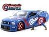 Cochesdemetal.es 2006 Ford Mustang GT + Figura Capitan America 1:24 Jada Toys 31187/253225007