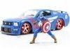 Cochesdemetal.es 2006 Ford Mustang GT + Figura Capitan America 1:24 Jada Toys 31187/253225007