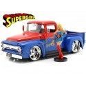 Cochesdemetal.es 1952 Ford F-100 Truck Pickup Custom + Figura Supergirl 1:24 Jada Toys 30454/253255008