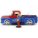 Cochesdemetal.es 1952 Ford F-100 Truck Pickup Custom + Figura Supergirl 1:24 Jada Toys 30454/253255008