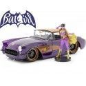 Cochesdemetal.es 1957 Chevrolet Corvette + Figura Batgirl 1:24 Jada Toys 30457 253255007