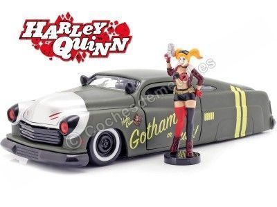 Cochesdemetal.es 1951 Mercury Coupe + Figura Harley Quinn 1:24 Jada Toys 30456 253255005