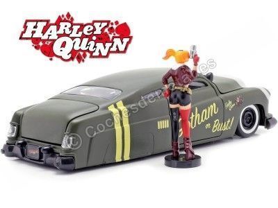 Cochesdemetal.es 1951 Mercury Coupe + Figura Harley Quinn 1:24 Jada Toys 30456 253255005 2