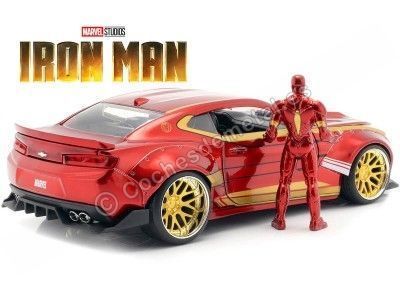 Cochesdemetal.es 2016 Chevrolet Camaro + Figura Iron Man 1:24 Jada Toys 99724/253225003 2