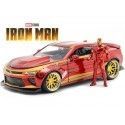 Cochesdemetal.es 2016 Chevrolet Camaro + Figura Iron Man 1:24 Jada Toys 99724/253225003