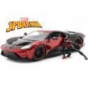 Cochesdemetal.es 2017 Ford GT + Miles Morales Spider-Man 1:24 Jada Toys 31190 253225008