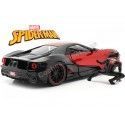 Cochesdemetal.es 2017 Ford GT + Miles Morales Spider-Man 1:24 Jada Toys 31190 253225008
