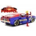 Cochesdemetal.es 1973 Ford Mustang Mach 1 + Figura Captain Marvel 1:24 Jada Toys 31193/253225009