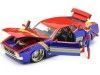 Cochesdemetal.es 1973 Ford Mustang Mach 1 + Figura Captain Marvel 1:24 Jada Toys 31193/253225009