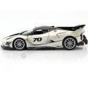 Cochesdemetal.es 2018 Ferrari FXX-K Evolution hybride 6.3 V12 Blanco Perla 1:18 Bburago 16012