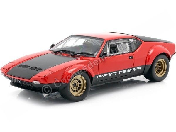Carsdemetal.es 1972 de Tomaso Panther GT4 vermelho/preto 1:18 Kyosho 08853r