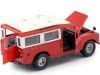 Cochesdemetal.es 1980 Land Rover Series II Rojo / Blanco 1:24 Bburago 22063