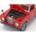 Cochesdemetal.es 1980 Land Rover Series II Rojo / Blanco 1:24 Bburago 22063