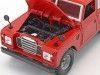 Carsdemetal.es 1980 Land Rover Series II vermelho/branco 1:24 Bburago 22063