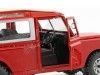 Cochesdemetal.es 1980 Land Rover Series II Rojo / Blanco 1:24 Bburago 22063