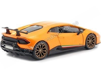 2017 Lamborghini Huracan Performante Orange 1:24 Bburago 21092 Cochesdemetal.es 2