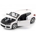 Cochesdemetal.es 2008 Volkswagen Scirocco R Blanco 1:24 Bburago 21060