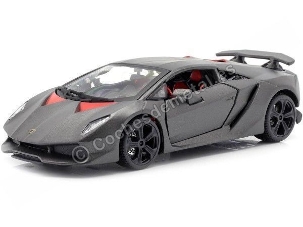 Cochesdemetal.es 2011 Lamborghini Sesto Elemento Grey 1:24 Bburago 21061