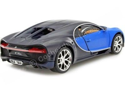 Cochesdemetal.es 2016 Bugatti Chiron Azul-Aazul 1:24 Food 31514 2