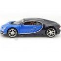 Carsdemetal.es 2016 Bugatti Chiron azul-azul 1:24 Maisto 31514