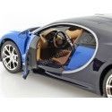 Cochesdemetal.es 2016 Bugatti Chiron Azul-Aazul 1:24 Food 31514