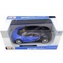 Carsdemetal.es 2016 Bugatti Chiron azul-azul 1:24 Maisto 31514